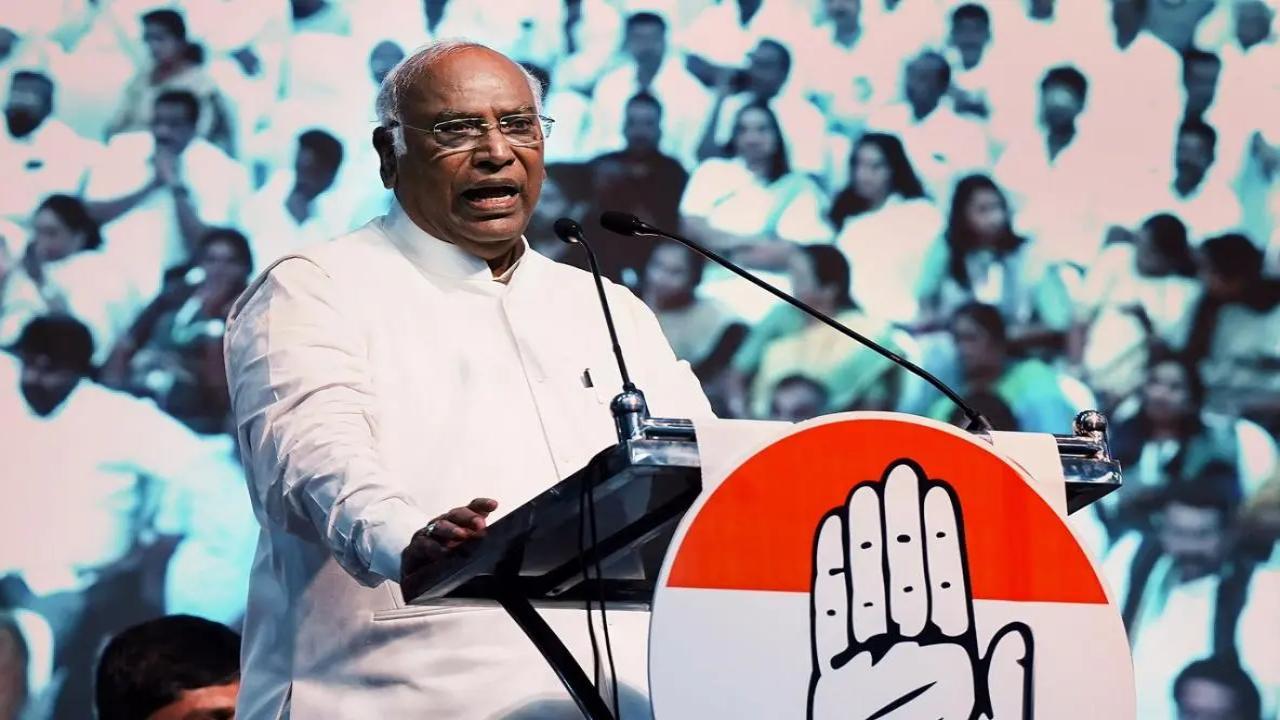 Congress chief Kharge trains guns at BJP govt over inflation, unemployment